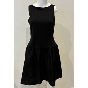 A New Day Black‎ Mini Minimalist Dress Size XS Sleeveless Drop Waist Summer New